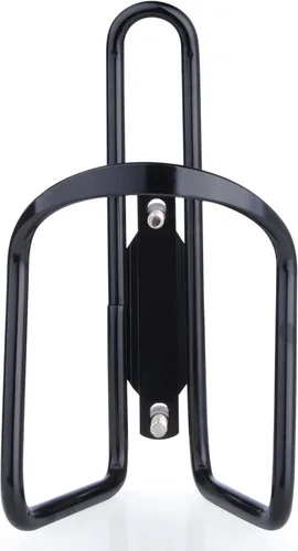 Vista 3 de FiveBox - Portabotellas de agua de aleación de aluminio para bicicletas de ciclismo, jaula para botella de agua de bicicleta Negro
