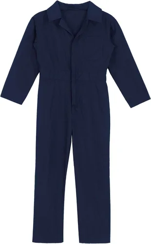 Vista 3 de WinChang Disfraz de cosplay para niños y niñas, traje de caldera, traje de vuelo con cremallera frontal