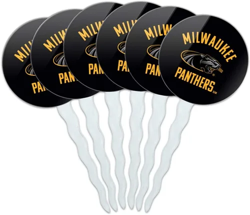 Vista 259 de Abilene Christian - Juego de 6 palillos para cupcakes con logotipo secundario