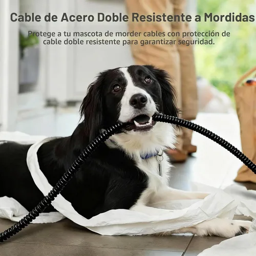 Vista 2 de MARUNDA Almohadilla térmica para mascotas, almohadilla térmica para gatos impermeable para interiores, temperatura constante automática, cable