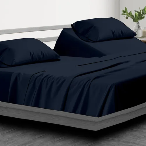 Vista 43 de Cottington Lane Juego de sábanas de 4 piezas tamaño individual, ropa de cama de microfibra ultra suave con bolsillo profundo de 16 pulgadas