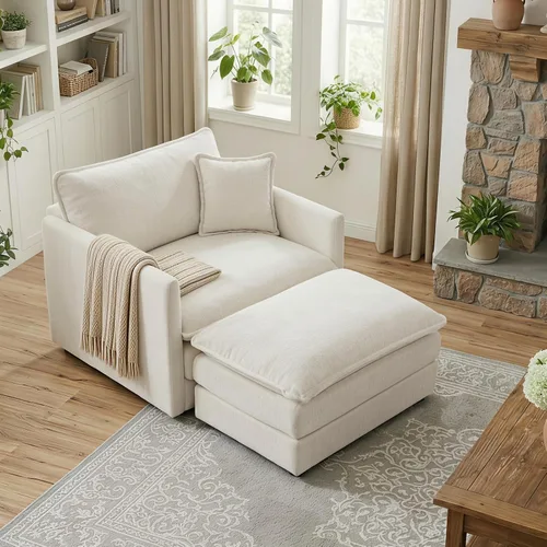 Vista 144 de SoarFlash Sofá modula, de felpilla, posición de en medio, beige