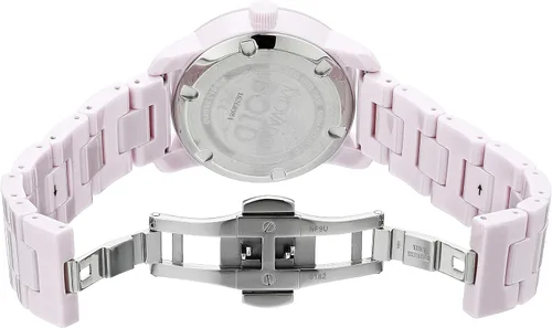 Vista 7 de Movado Bold Blush - Estuche de acero de cerámica para mujer, color rubor