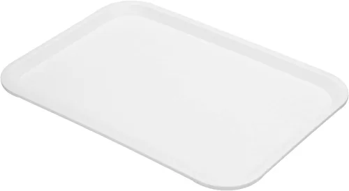 Vista 12 de PATIKIL Bandeja de comida rápida de 13.7 x 10.6, bandeja rectangular multiusos reutilizable de plástico PP para restaurante, cocina en casa