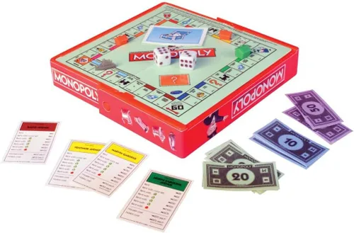 Vista 3 de Monopoly más pequeño del mundo, para 2 jugadores