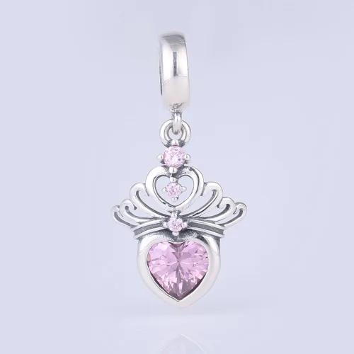 Vista 2 de Dijes de tortuga marina de plata de ley 925 para mascotas Pandora pulsera europea