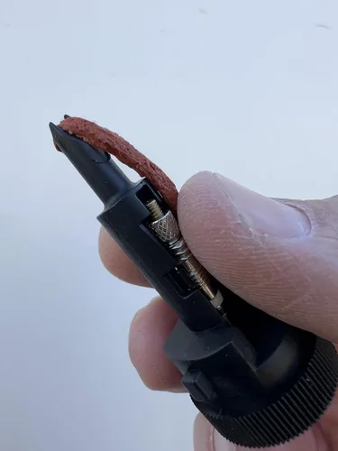 Vista 7 de GÜP-GUP-OPS - Sistema de pinchazos de gran tamaño, kit de reparación de tapones de neumáticos de bicicleta sin cámara MTB Road Gravel - Fija una