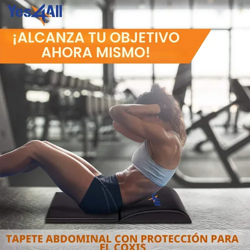 Vista 6 de Yes4All Almohadillas de ejercicio abdominales, equipo de entrenamiento de abdominales plegables para gimnasio en casa, entrenamiento central