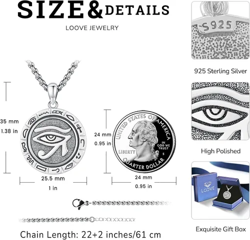 Vista 71 de Collar de pentagrama de plata de ley con triple luna, diosa celta, nudo celta, nudo de brujas, Ankh, sol y luna, Hécate, lilith, Santa Muerte