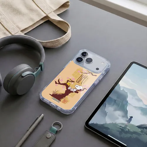Vista 474 de Carcasa de gel para iPhone 7 Plus/iPhone 8 Plus, diseño de Snoopy Oriental de Peanuts, Badges
