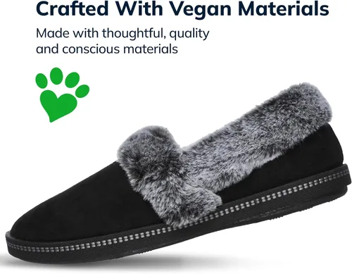 Vista 5 de Skechers Pantuflas demasiado acogedoras para mujer