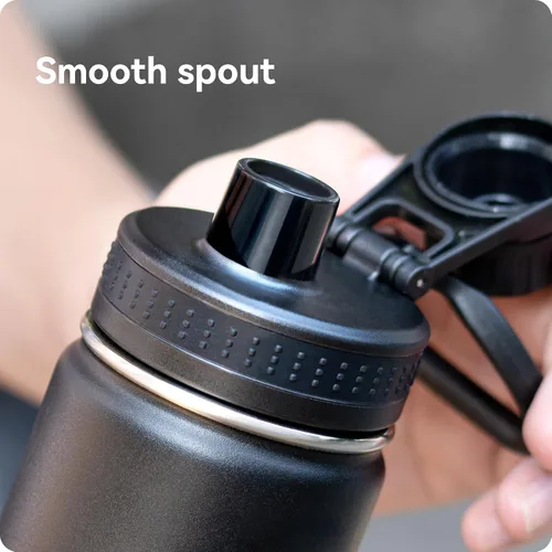 Vista 2 de Replacement Spout Lid for Hydro Flask Wide Mouth Bottles (12/16/18/22/32/40/64oz) – 2.28" Leak-Proof Sports Cap Accessory, Secure Fit