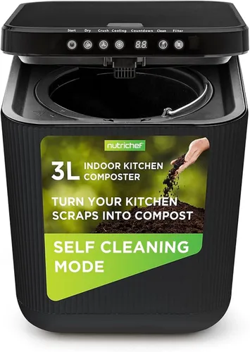 Vista 7 de Nutrichef Filtro de compostador de repuesto: reemplaza tu filtro eléctrico de abono de cocina Nutrichef Reemplazo óptimo cada 3-6 meses Fácil