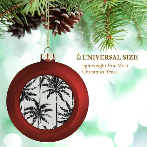 Vista 12 de Boobs Funny Shatterproof Matte Christmas Balls for Tree Wreath Home Decor 1PCS