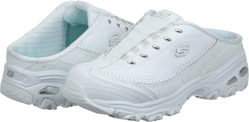 Vista 7 de Skechers - Tenis Sport DLites de talón abierto sin cordones para mujer