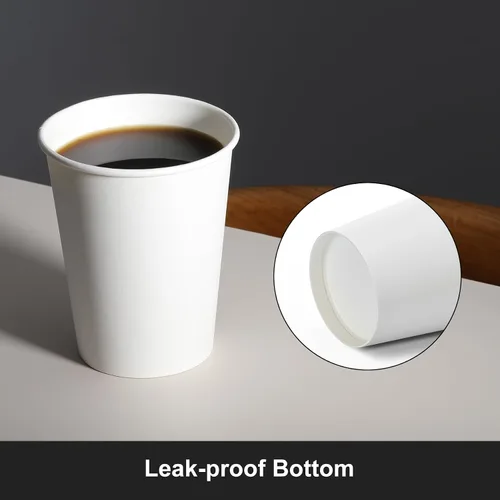 Vista 3 de AOZITA Paquete de 84 tazas de café de 12 onzas, tazas de papel desechables, tazas para bebidas frías o calientes para agua, zumo, café o té