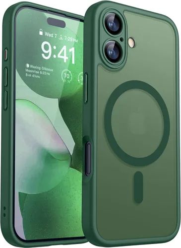 Vista 94 de CANSHN Funda magnética compatible con iPhone Air (6.5 pulgadas), mejorada [protección completa de la cámara] [compatible con Magsafe]