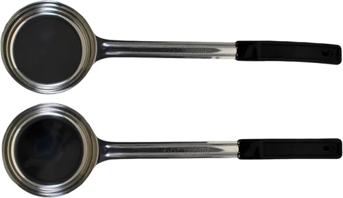 Vista 21 de Cuchara de acero inoxidable sólido de 1 onza para medir y servir; cucharas de grado comercial (paquete de 2) Commercial-Grade Spoodle for