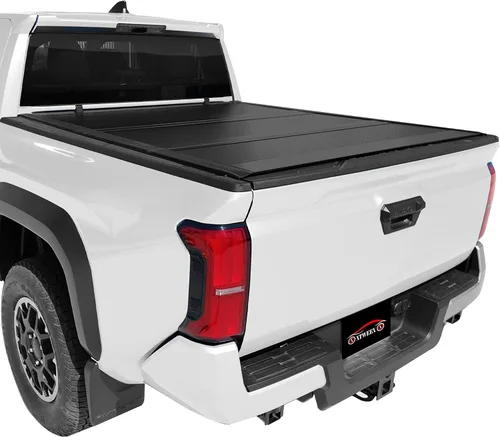 Vista 11 de Cubierta rígida de tres pliegues para Toyota Tacoma 2005-2015 con caja de 5 pies