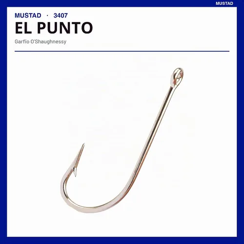 Vista 5 de Mustad 3407 Classic O'Shaughnessy - Gancho forjado, MVL-V1, Duratin