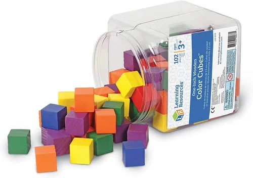 Vista 5 de Learning Resources Cubos de color de madera