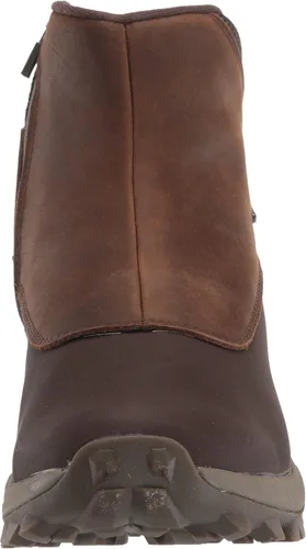 Vista 2 de Merrell Thermo Kiruna - Botas de nieve impermeables con cremallera media para hombre Nieve