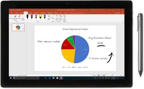Vista 5 de Lápiz inteligente de tinta de bambú para Windows Ink de segunda generación CS323AG0A