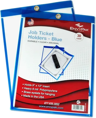 Vista 9 de Job soporte para boleto – Paquete de 30., Negro