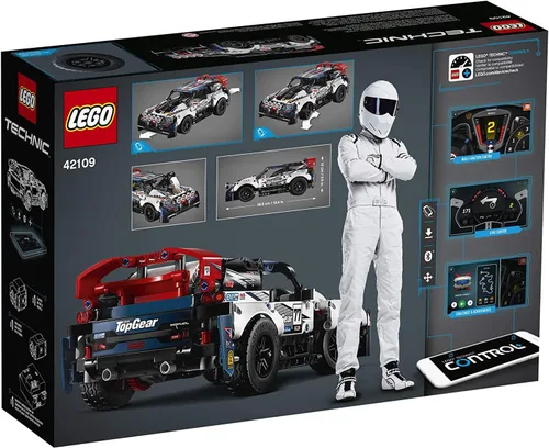 Vista 4 de LEGO Technic 42109 Top Gear - Kit de construcción de juguete de carreras controlado por aplicación (463 piezas)