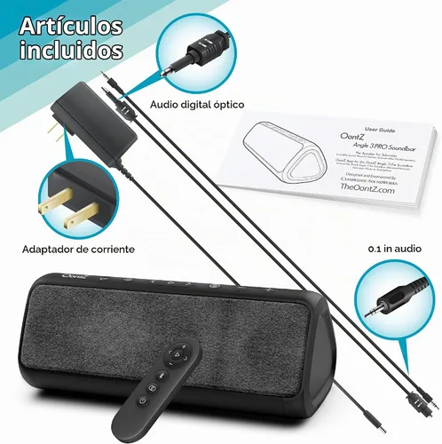 Vista 3 de OontZ Barra de sonido de TV Bluetooth Angle 3 Pro