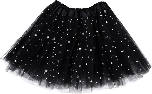 Vista 7 de BUTITNOW Juego de 5 piezas de disfraz de animal, con orejas y cola, corbatín, falda tutú con lentejuelas para niñas, Halloween, escuela, fiesta