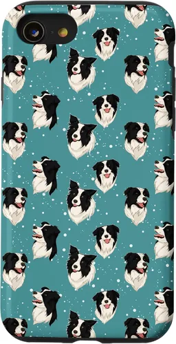 Vista 13 de Funda para iPhone 15 Border Collie con diseño de amante de perros, dueño de perros Border Collie