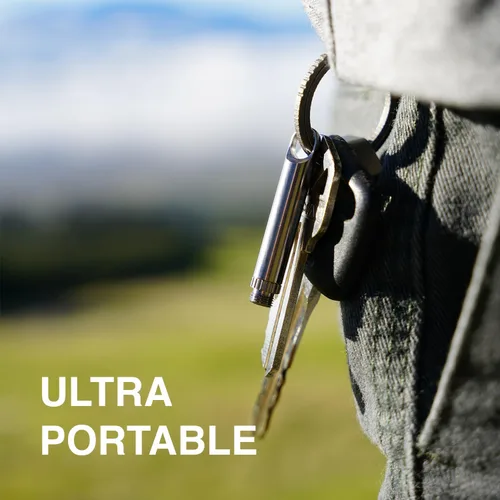 Vista 7 de DAILYCARRYCO. Soporte para palillos de dientes de titanio TiPick - Portátil de metal para viajes - Palillo mondadientes reutilizable EDC micro