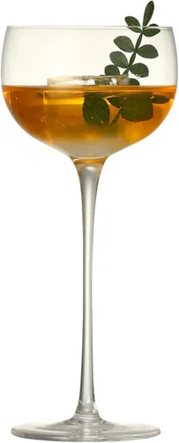 Vista 3 de Vasos de cóctel de cristal, juego de 6, diseño clásico de tallo para Martini, Cosmopolitan, Manhattan