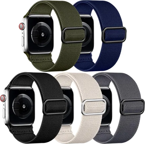 Vista 14 de Easuny Bandas elásticas bohemias compatibles con Apple Watch de 1.5 pulgadas, 1.57 pulgadas, 1.65 pulgadas y de 1.73 pulgadas para mujeres, hombres
