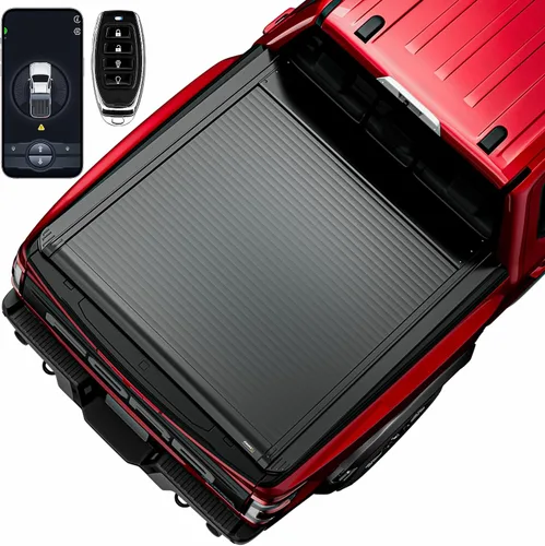 Vista 28 de ONINE Pull-Lock-Go Funda retráctil rígida para tonel, ajuste personalizado 2015-2026 Chevy Colorado/GMC Canyon, cama de camión de 5 pies (156.7 cm)