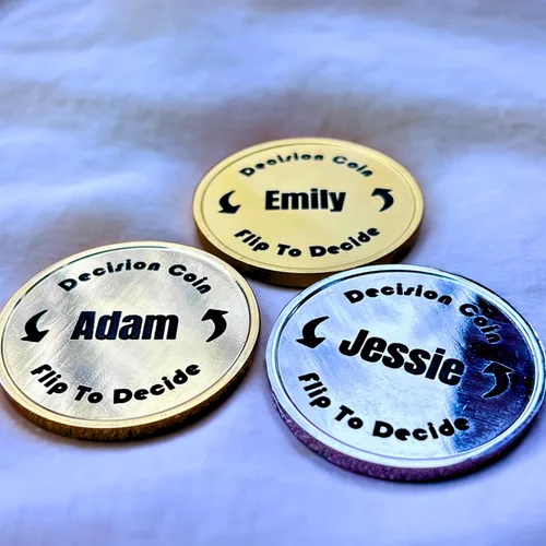 Vista 6 de Decision Coin - Moneda personalizada para parejas
