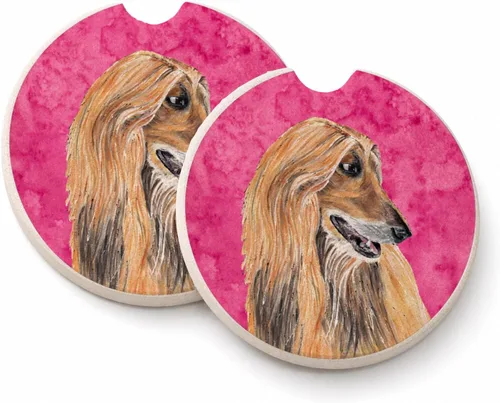 Vista 22 de Caroline's Treasures SS4767-BUCARC - Juego de 2 portavasos para automóvil, diseño de bulldog inglés, absorbentes para automóvil, portavasos
