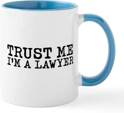 Vista 43 de CafePress Trust Me I'm A Lawyer - Taza de café