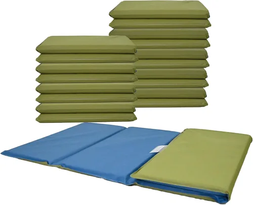 Vista 10 de Children's Factory Alfombrillas para siesta de 1 pulgada de grosor para niños pequeños para preescolares y guarderías, cómoda y suave, almohadilla