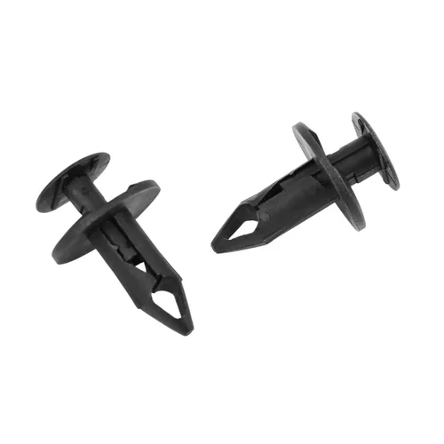 Vista 2 de uxcell paquete de 30 remaches de plástico para defensa, 9 mm x 7 mm