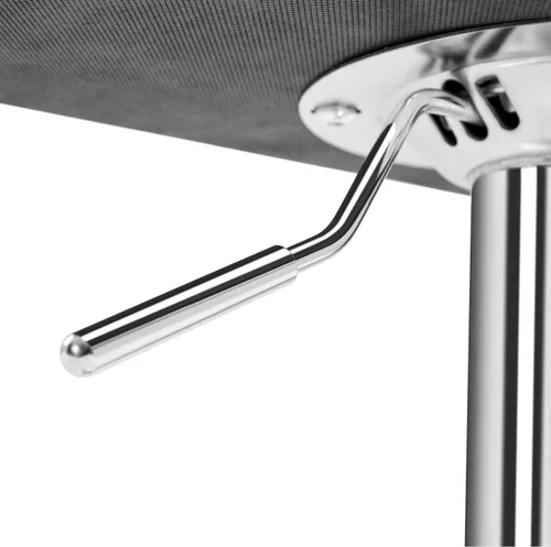 Vista 8 de Topeakmart Taburetes de bar modernos ajustables de 2 piezas de altura de mostrador giratorio giratorio sin brazos blanco