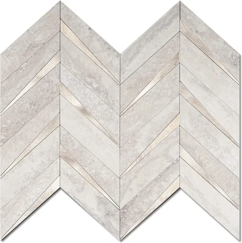 Vista 11 de STICKGOO 1 hoja de azulejos de espiga para despegar y pegar, PVC de mármol blanco para salpicaderos, azulejos de pared autoadhesivos para cocina