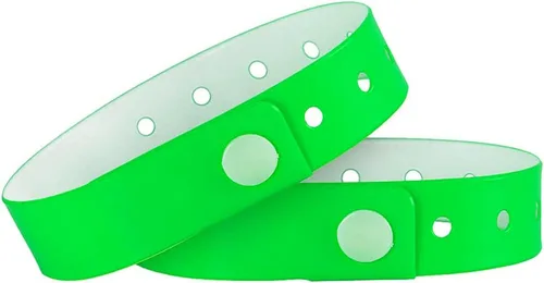Vista 11 de Ouchan Pulseras de plástico negras - Paquete de 500 pulseras para eventos, club, música, reuniones y fiestas