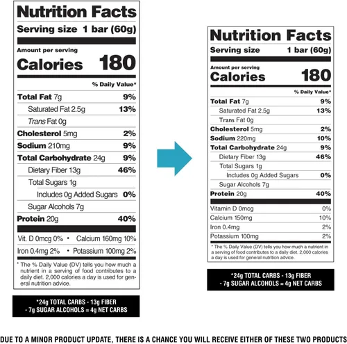 Vista 7 de Quest Nutrition - Barra de proteínas, pastel de limón, 12 unidades 4g Net Carbs, 1g Sugar, Gluten Free, High Quality Protein, Soft and Chewy