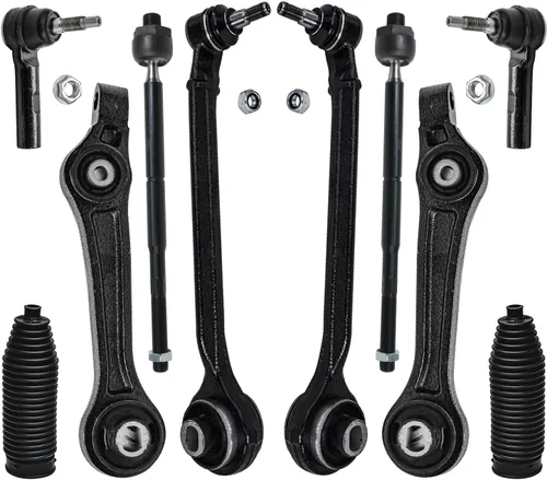 Vista 168 de Detroit Axle - Kit de suspensión delantera de 10 piezas para Chevrolet Trailblazer GMC Envoy 2004-2007 2005 2006 Soportes de brazo de control