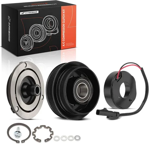 Vista 10 de Kit de embrague de compresor de A/C de A-Premium compatible con Dodge Charger 2006-2010, Challenger 2008-2010, Magnum 2005-2008 y Chrysler 300