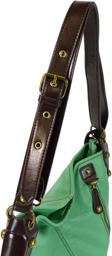 Vista 8 de Bolso Hoboxbody convertible con encanto (verde azulado) (mariposa), Mariposa