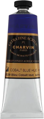 Vista 170 de Charvin Pintura acrílica profesional extrafina – verde absenta, tubo de 2.1 fl oz, pigmentos de triple fresado, resistente a la luz, pinturas