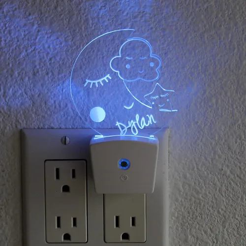 Vista 32 de Luz nocturna personalizada ATV para la habitación de los niños, decoración personalizada para el dormitorio de los niños, luz para niños